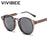 VIVIBEE Gothic Transparent Women Vintage Square Sunglasses 90s Round Sun Glasses 2026 Trending Products UV400 Men Shades