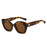 Cat Eye Jelly Color Sunglasses Women Retro Rivets Men Leopard Shades UV400 Sun Glasses