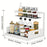 2 Tier Under Sink Organizer Pull Out Storage Rack With Sliding Drawer Wire Basket For Kitchen Bathroom Cabinet Organization