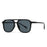 Ins Retro Double Bridge Square Women Sunglasses 2025 Fashion Leopard Print Gradient Lenses Men Trend Gafas de sol UV400