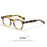 HBK  Square Flat Light Glasses for Men Women Retro TR Frame Eyeglass High-Quality Eyewear Minimalist Match Ideal Gifts