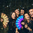 Glow Folding Led Fan Led Glasses Dancing Light Fan Night Show Halloween Christmas Rave Festival Accessories Glow Party Supplies