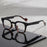 Retro Square Reading Glasses For Middle-aged Men And Women Commuting With Retro Temperament