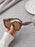 Gafas de Sol Clásicas Ojo de Gato para Mujer, Gafas de Sol Retro de Moda con Montura Gruesa para Exteriores