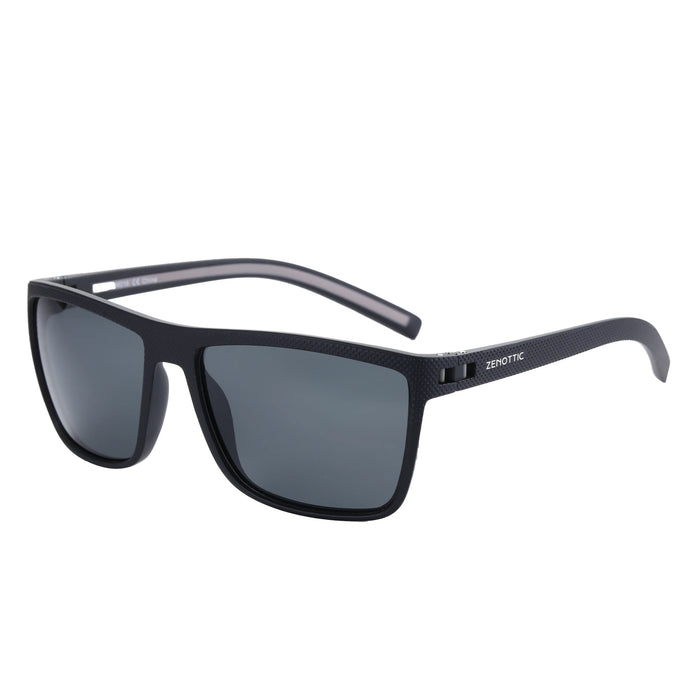 ZENOTTIC Lunettes de soleil polarisées tendance pour femmes et hommes, monture légère en TR90, protection UV400, lunettes de soleil carrées