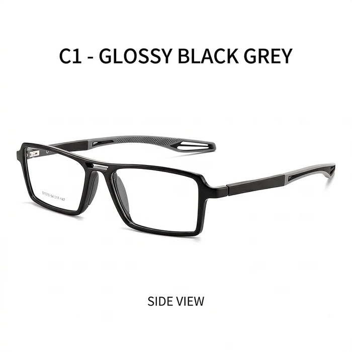 Men's Classic Full Frame Reading Glasses Clear Lens Comfortable Wear Ultra-Lightweight Frame Suitable Home Office Use Great Gift