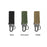 Mousqueton haute résistance en nylon, crochet porte-clés, boucle de sangle militaire, système de suspension de boucle de ceinture, accessoires métalliques pour le camping