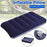 Almohadas con cojín de aire de 47x30cm, cojines de dormir para camping al aire libre, almohadas cuadradas plegables inflables, reposacabezas de avión, respaldo grande para viaje
