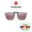 VIVIBEE Gafas de sol grandes con clip abatible polarizadas para hombre, clásicas, UV400, lentes fotocromáticas, gafas de sol para mujer