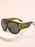 Y2K Wide Rim Shield Sunglasses, Unisex Oversized Wraparound Frame Solid Lens Street Style Eyewear