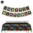 6 12 24 30 Pièces de fournitures de fête néon Chapeaux formels néon phosphorescents à la lumière UV Chapeau fluorescent Décorations de fête à lumière UV pour adultes
