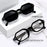 HBK New Fashion Polygon Men Sunglasses Small Frame Cupronickel Core Insert Leg Sun Glasses Outdoor Party Vacation Travel