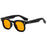 Ins Popular Women Square Sunglasses Men Vintage Rivets Punk Female GREEN Shades UV400 Fashion Male Sun Glasses
