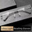 MODFANS Rimless Blue Light Blocking Glasses Men Presbyopia Glasses Reading Blue Light Refractive Correction Transparent Eyewear