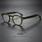 HBK Retro Oval Glasses Frames Transparent Lenses Men High Quality TR-90 Frame Glasses Women's Anti BlueLight Computer Glasses