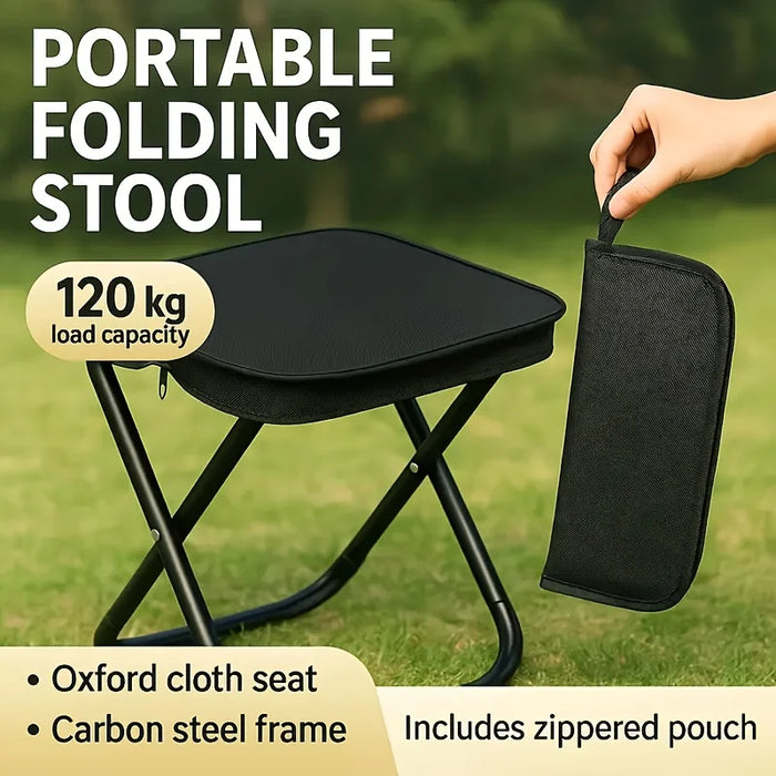 Durable Portable Compact Lightweight Folding Stool for Outdoor Camping Fishing Picnic Backpacking