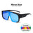 VIVIBEE Grandes lunettes polarisées à porter par-dessus des lunettes de soleil photochromiques pour hommes, conduite, UV400, pêche, extérieur, femmes, verres miroirs foncés