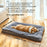 Adorable Rectangle Oversized Plush Dog Cat Bed Ultra Soft Polyester Pet Crate Pad Mat Sofa for All Size Cats Dogs