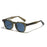 HBK New Square Vintage Sunglasses Men Square Fashion Punk Sun Glasses for Women Outdoor Travel Driving Beach Eyewear UV400