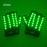Lunettes lumineuses pour artistes de boîte de nuit Lunettes LED Fête Danse Rave Noël 6V LED Lunettes de soldat futuristes Lumières néon