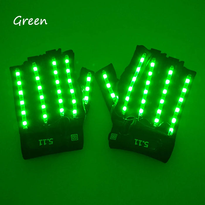 Lunettes lumineuses pour artistes de boîte de nuit Lunettes LED Fête Danse Rave Noël 6V LED Lunettes de soldat futuristes Lumières néon