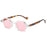 New Hippie Small Round Square Sunglasses Men Women Retro Steam Punk Glasses Vintage Gradient Driving Glasses UV400