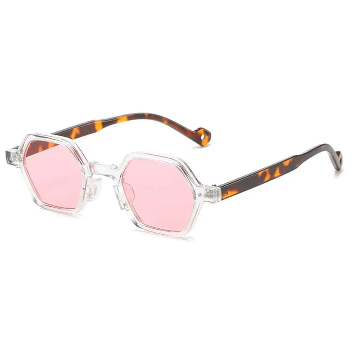 New Hippie Small Round Square Sunglasses Men Women Retro Steam Punk Glasses Vintage Gradient Driving Glasses UV400