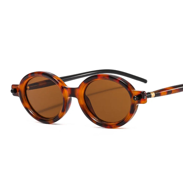 Vintage Round Sunglasses Women Luxury Brand Designer UV400 Men High Quality Oval Sun Glasses Female Gafas De Sol Hombre
