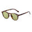 Vintage Fashion Round Sunglasses Women Men 2024 Brand Design Retro Rivet Yellow Blue Lens Square Sun Glasses Male Female Goggles