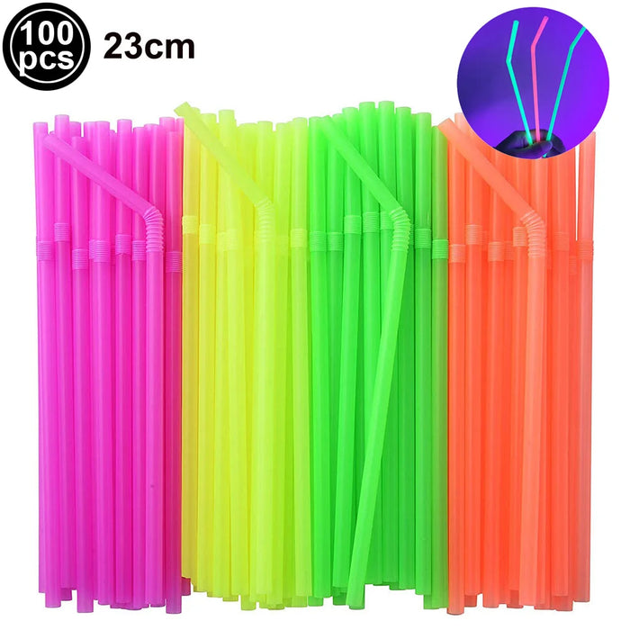 6 12 24 30 Pièces de fournitures de fête néon Chapeaux formels néon phosphorescents à la lumière UV Chapeau fluorescent Décorations de fête à lumière UV pour adultes