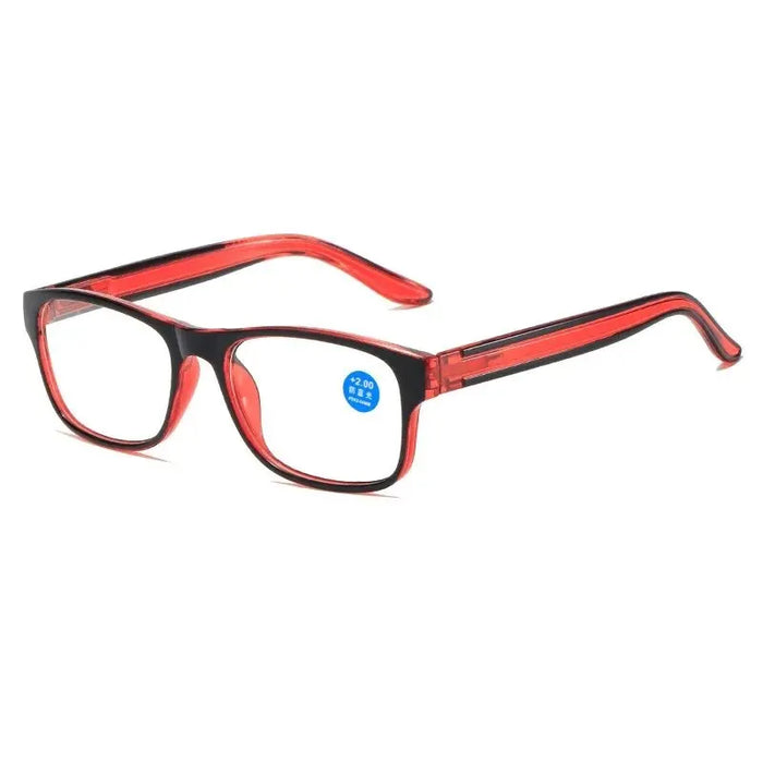Gafas de lectura antiluz azul de moda para mujer y hombre, lentes transparentes cuadradas, presbicia para ordenador, montura con patillas de resorte