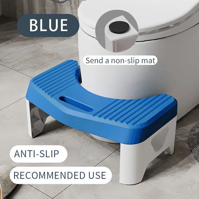 Home Thickened Toilet Foot Stool Squatting Helper Anti Slip Step Stool for Adult Children Pregnant Women Bathroom Foot Rest
