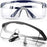2 Piezas Gafas de Seguridad Antisalpicaduras para el Trabajo, Gafas Protectoras de Laboratorio, Gafas Industriales Protectoras a prueba de Viento y Polvo, Gafas de Ciclismo