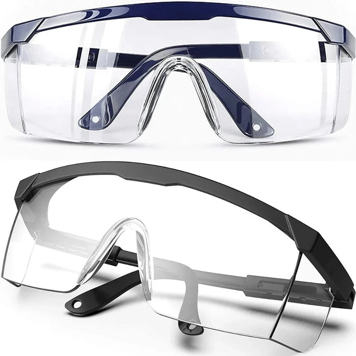 2 Piezas Gafas de Seguridad Antisalpicaduras para el Trabajo, Gafas Protectoras de Laboratorio, Gafas Industriales Protectoras a prueba de Viento y Polvo, Gafas de Ciclismo
