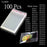 100 sacs transparents auto-scellants OPP pour bijoux, bonbons, auto-adhésifs, refermables, emballage cadeau, sacs à biscuits