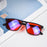 SHINU Red Glasses Blue Light Blocking Computer Glasses Orange Clear Lenses Glasses Anti Radiation Protection Eyeglasses