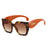 New Retro Leopard Gradient Square Women And Men Sunglasses 2026 Personality Luxury Colorful Frame Casual Versatile Glasses UV400