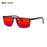 SHINU Red Glasses Blue Light Blocking Computer Glasses Orange Clear Lenses Glasses Anti Radiation Protection Eyeglasses