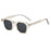 New Retro Tortoise Shell Square Women Sunglasses Y2K Personalized Brand Contrast Color Frame Design Men Trendy Glasses UV400