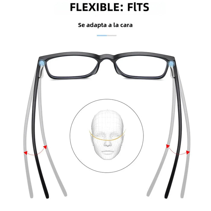 VIVIBEE 2026 Square Blue Light Blocking Glasses Men TR90 Light Frame Anti Blue Ray Eyeglasses Women Classic Computer Eyewear