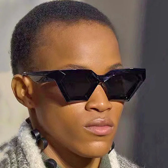 New Square Women Sunglasses Vintage Designer Fashion Men Cat Eye Sun Glasses Big Shades Luxury Brand Female Oculos UV400 Gafas