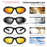 Daisy Gafas de sol tácticas polarizadas para hombre, Airsoft, caza, tiro, protección UV400, desierto, gafas de senderismo