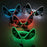 Lunettes lumineuses pour artistes de boîte de nuit Lunettes LED Fête Danse Rave Noël 6V LED Lunettes de soldat futuristes Lumières néon