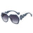 Ins New Trend Retro Gradient Hexagonal Women Sunglasses Personality Contrast Irregular Frame Design Men Versatile Gafas De Sol