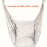 Durable Portable Hammock Chair Striped Design Comfortable Hanging Lounger for Camping Backyard Garden Patio Rest