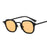 Fashion Small Square Sunglasses for Women Men Retro Tea Brown Punk Shades Vintage Trendy Driving Sun Glasses