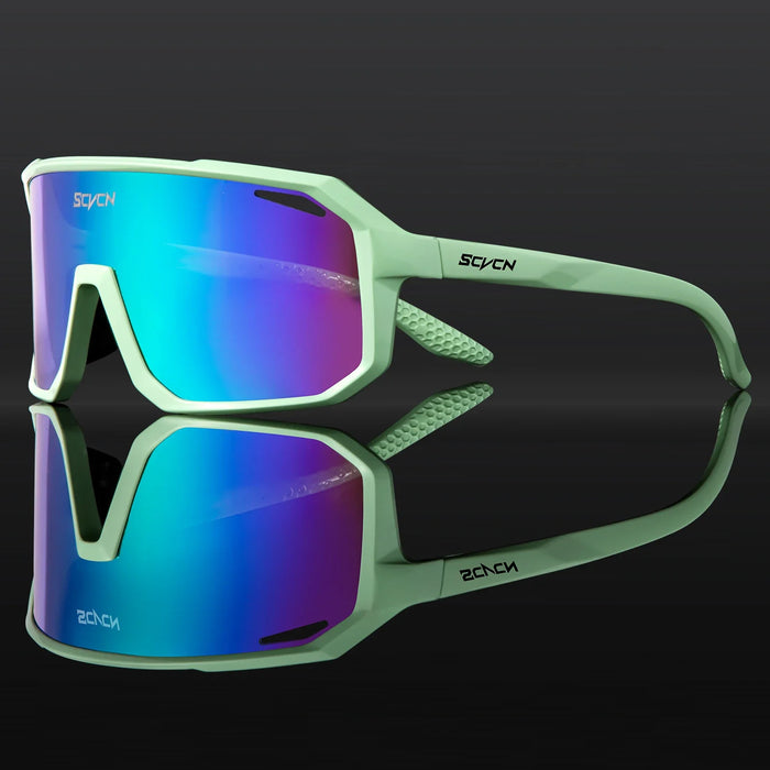 SCVCN Photochromic Cycling Sunglasses Road Driving Bike Glasses Outdoor Sports Mountain Hiking Men Women Bicycle UV400 Goggles