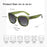 ZENOTTIC Gafas de sol polarizadas para mujer con montura gruesa de mariposa original, protección UV400, estilo ojo de gato