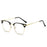 XJiea Anti-blue Light Glasses For Men Fashion Semi Rimless Metal Women Photochromic Eyewear Trendy Office Outdoor Accessory