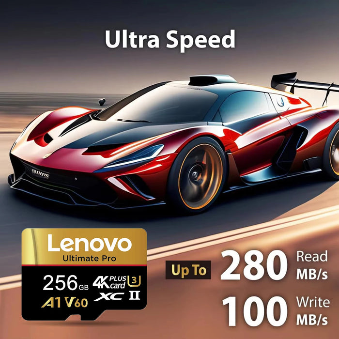 Shockproof Lenovo 512GB Micro TF SD TF Cards SD Cards Memory Card 256GB 32GB U1 for Camera/Nintendo Switch/Gaming